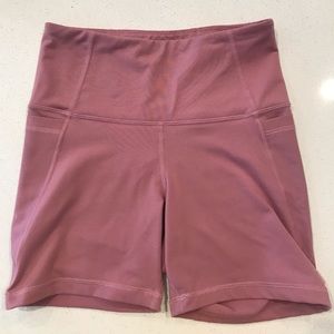 High-Waisted Compression Biker Shorts
